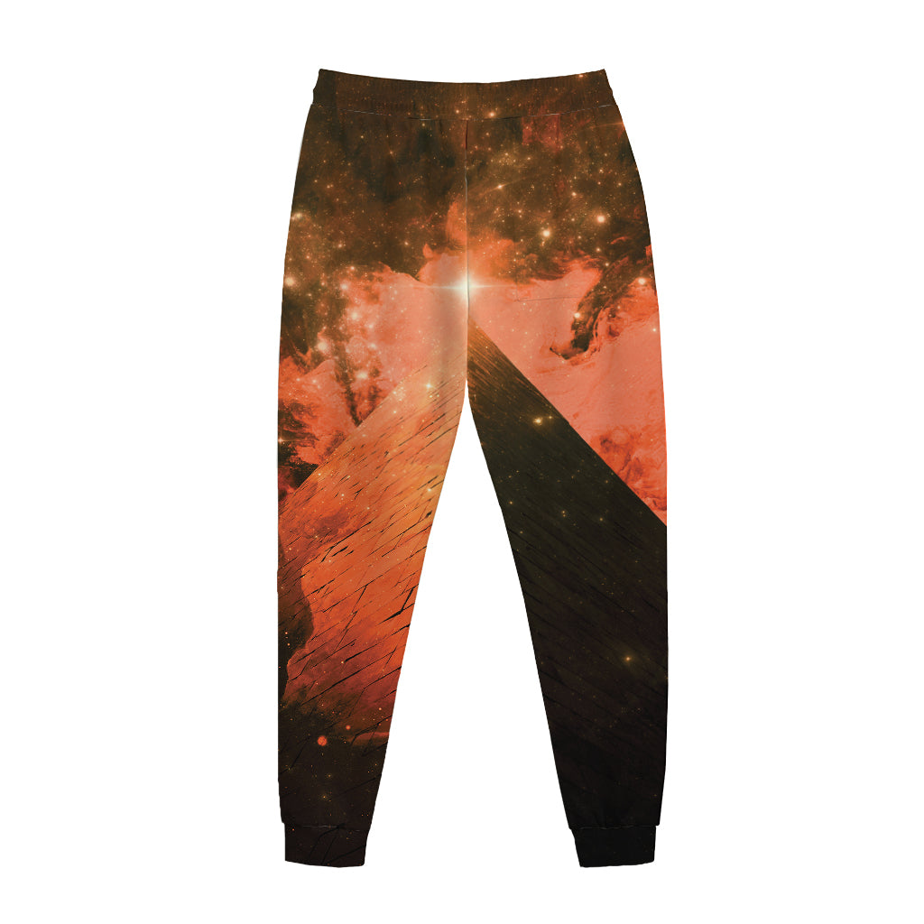 Galaxy Pyramid Print Jogger Pants