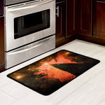 Galaxy Pyramid Print Kitchen Mat