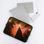 Galaxy Pyramid Print Laptop Sleeve