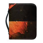 Galaxy Pyramid Print Leather Bible Cover