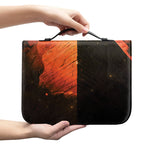 Galaxy Pyramid Print Leather Bible Cover