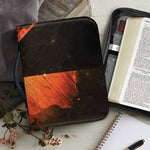 Galaxy Pyramid Print Leather Bible Cover