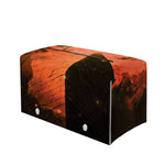 Galaxy Pyramid Print Leather Tissue Box Cover