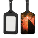 Galaxy Pyramid Print Luggage Tag
