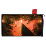 Galaxy Pyramid Print Mailbox Cover