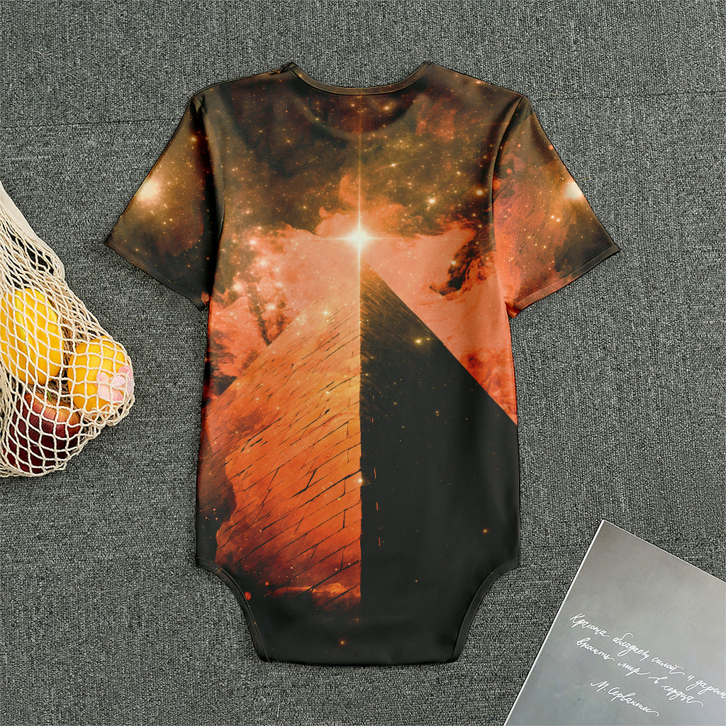 Galaxy Pyramid Print Men's Bodysuit