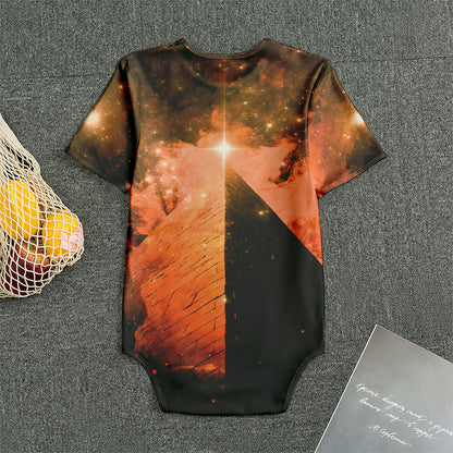 Galaxy Pyramid Print Men's Bodysuit