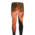 Galaxy Pyramid Print Men's Leggings