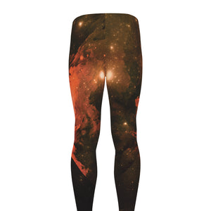 Galaxy Pyramid Print Men's leggings