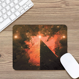 Galaxy Pyramid Print Mouse Pad