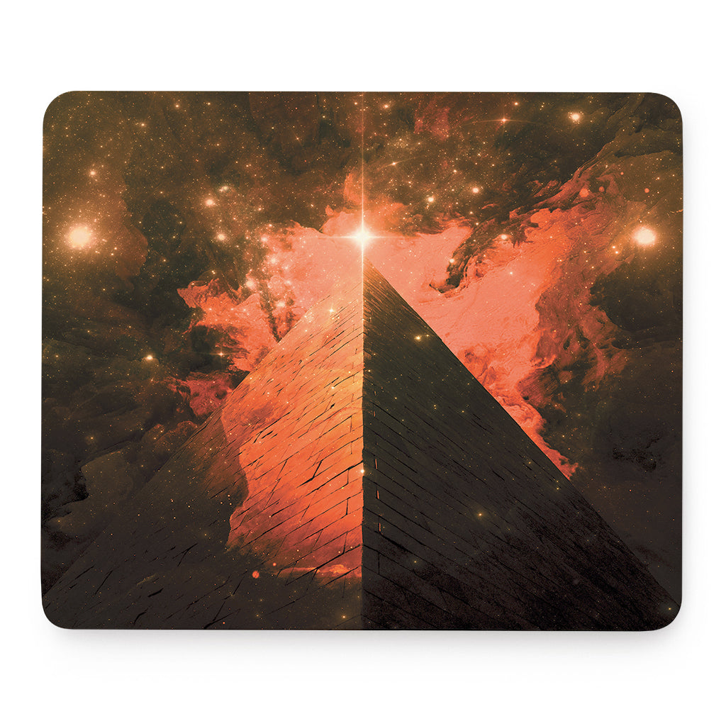 Galaxy Pyramid Print Mouse Pad