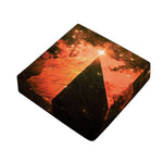 Galaxy Pyramid Print Outdoor Seat Cushion Cover