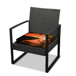 Galaxy Pyramid Print Outdoor Seat Cushion Cover