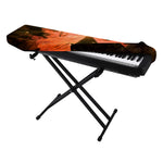 Galaxy Pyramid Print Piano Keyboard Cover