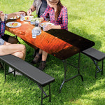 Galaxy Pyramid Print Picnic Table Cover