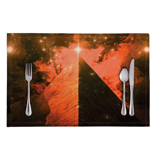 Galaxy Pyramid Print Placemat