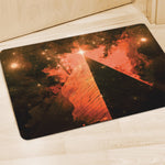 Galaxy Pyramid Print Polyester Doormat