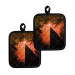 Galaxy Pyramid Print Pot Holders