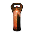 Galaxy Pyramid Print Single Neoprene Wine Tote
