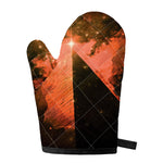 Galaxy Pyramid Print Single Oven Mitt
