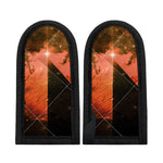 Galaxy Pyramid Print Skillet Handle Cover