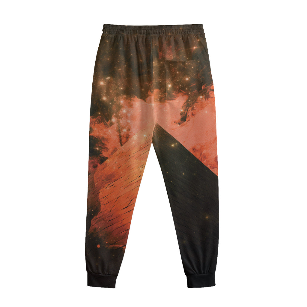 Galaxy Pyramid Print Sweatpants