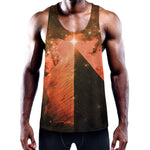 Galaxy Pyramid Print Training Tank Top