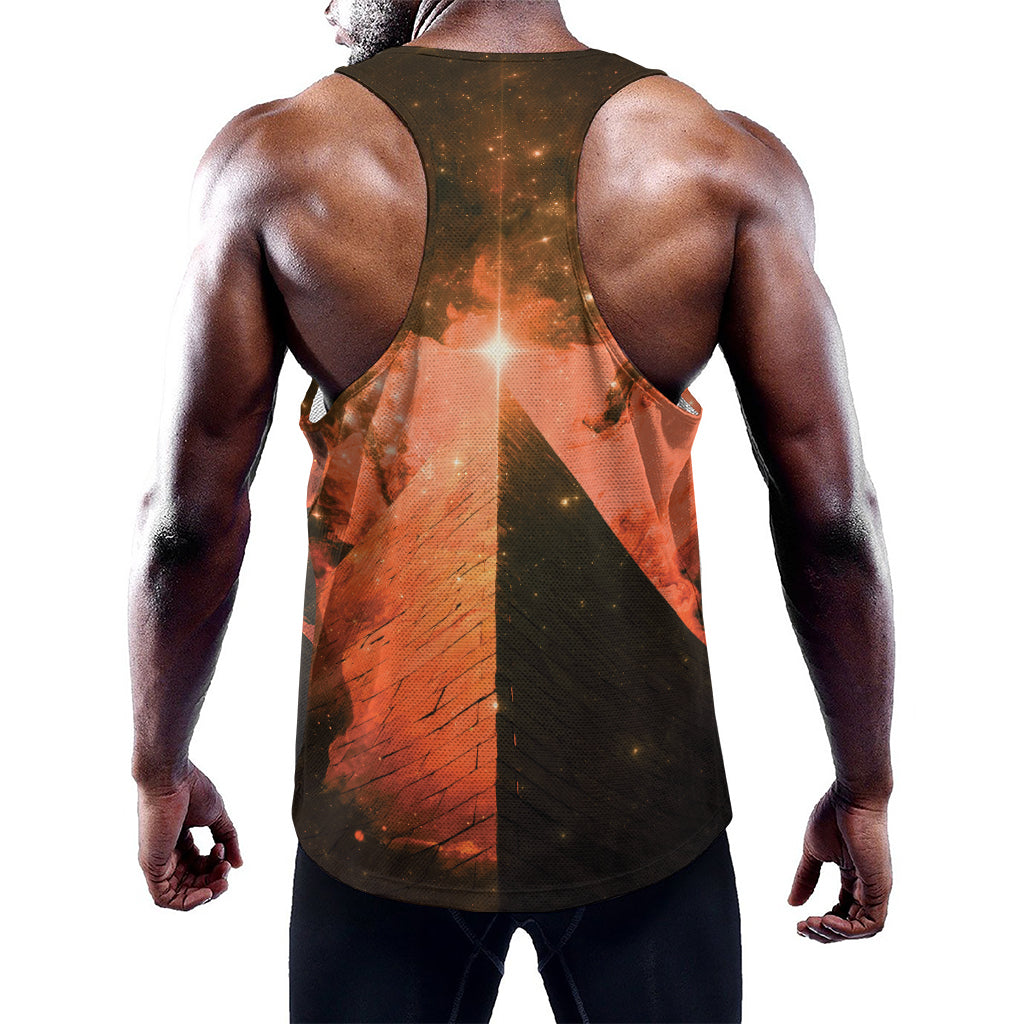 Galaxy Pyramid Print Training Tank Top