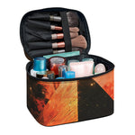 Galaxy Pyramid Print Travel Makeup Bag