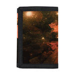 Galaxy Pyramid Print Trifold Wallet
