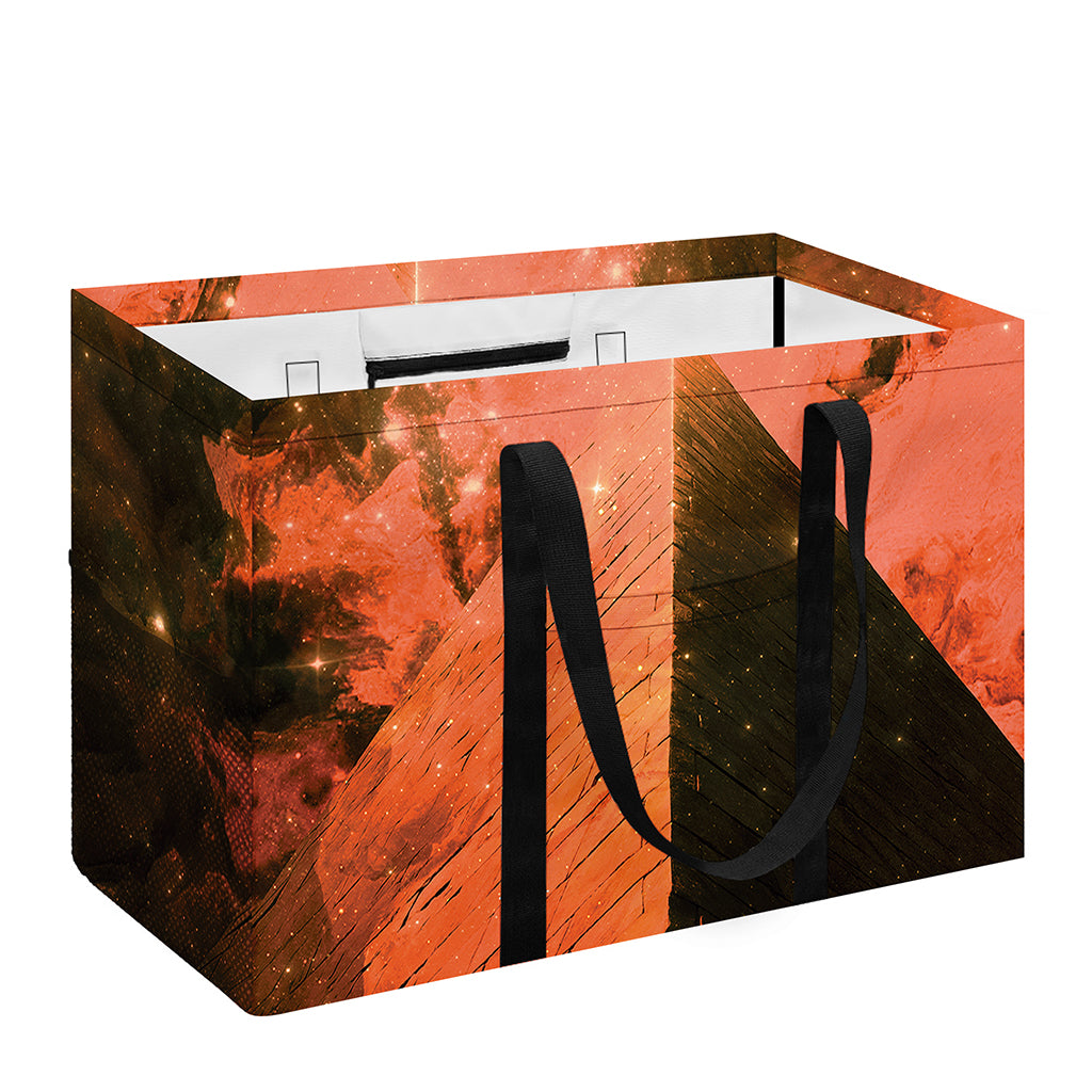 Galaxy Pyramid Print Utility Tote Bag
