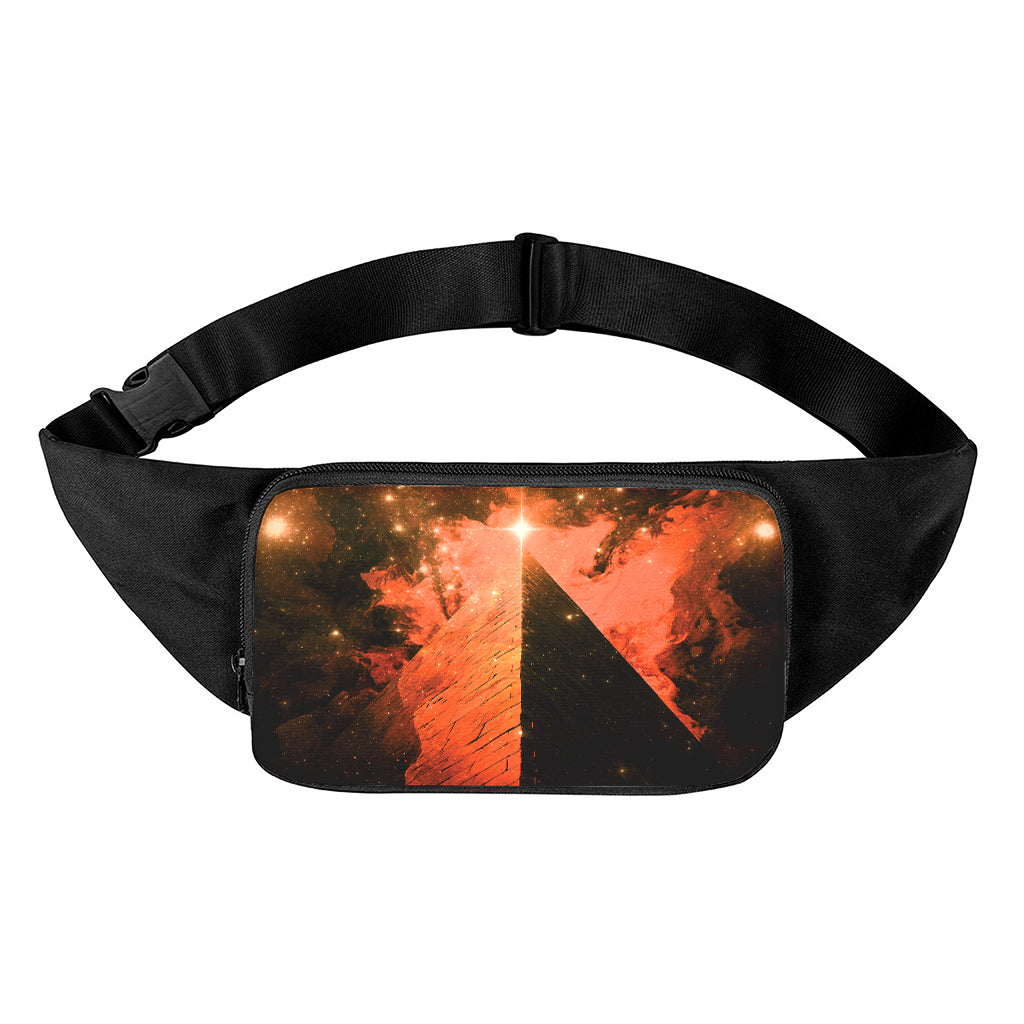 Galaxy Pyramid Print Waist Bag