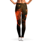 Galaxy Pyramid Print Women's Leggings