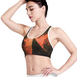 Galaxy Pyramid Print Women's Sports Bra
