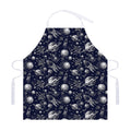 Galaxy UFO Pattern Print Adjustable Apron