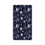 Galaxy UFO Pattern Print Baby Crib Sheet