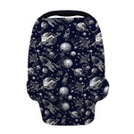 Galaxy UFO Pattern Print Baby Seat Cover