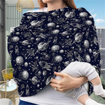 Galaxy UFO Pattern Print Baby Seat Cover