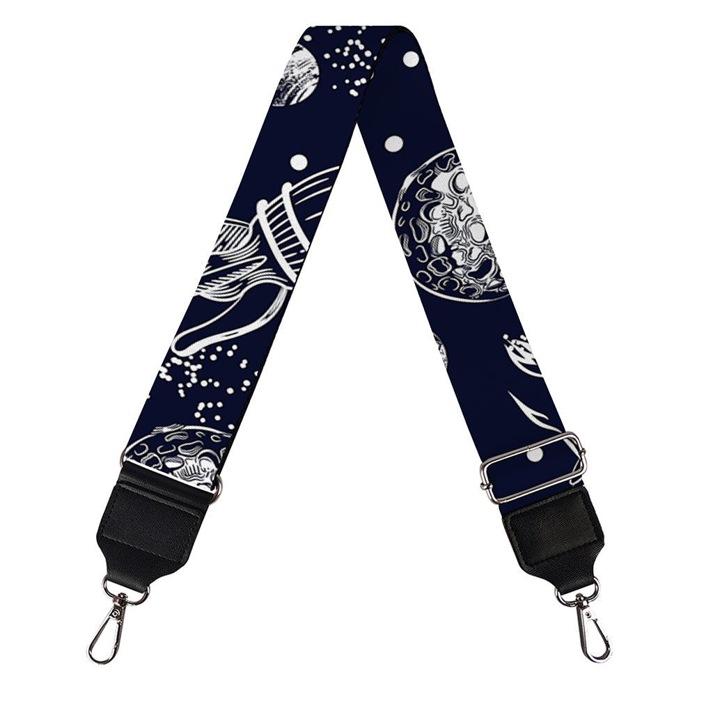 Galaxy UFO Pattern Print Bag Strap