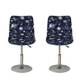Galaxy UFO Pattern Print Bar Stool Covers