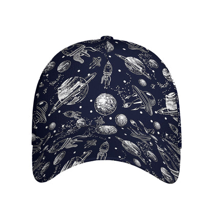Galaxy UFO Pattern Print Baseball Cap