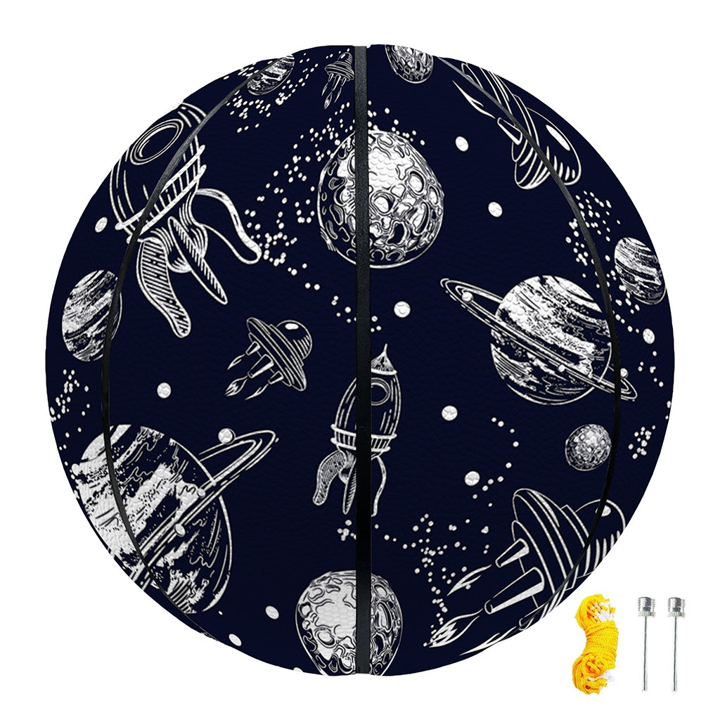 Galaxy UFO Pattern Print Basketball