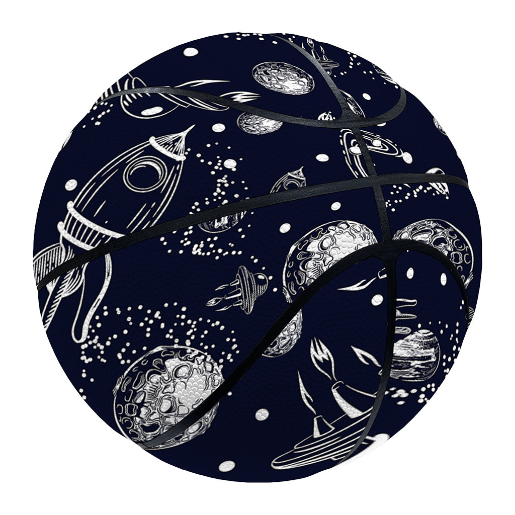 Galaxy UFO Pattern Print Basketball