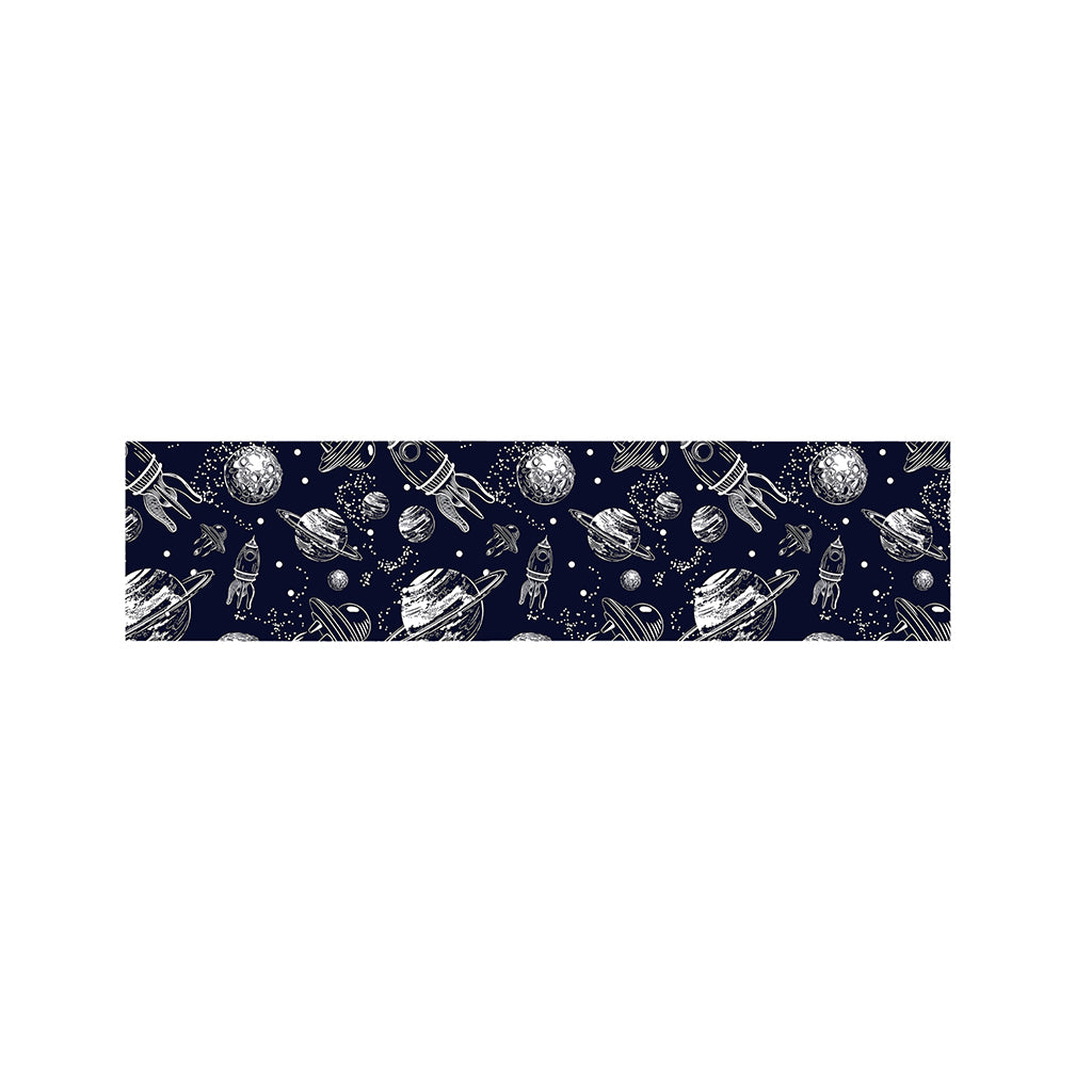 Galaxy UFO Pattern Print Bed Runner