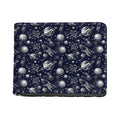Galaxy UFO Pattern Print Bifold Wallet