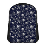 Galaxy UFO Pattern Print Casual Backpack