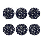 Galaxy UFO Pattern Print Coaster Set