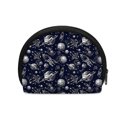 Galaxy UFO Pattern Print Coin Purse