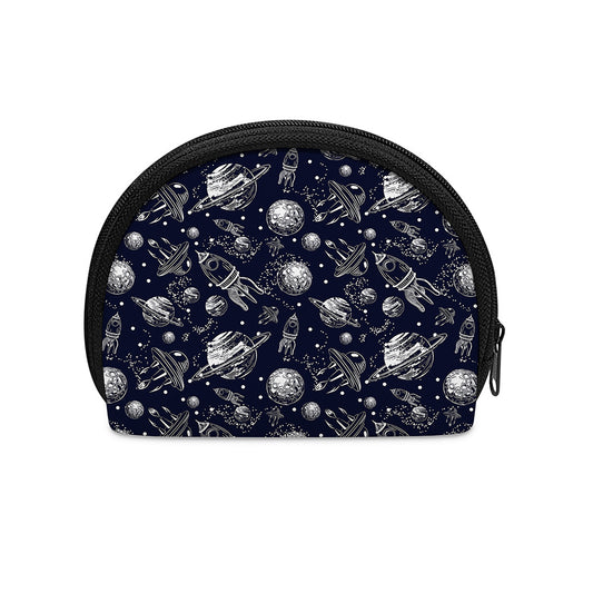 Galaxy UFO Pattern Print Coin Purse