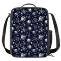 Galaxy UFO Pattern Print Crossbody Lunch Bag